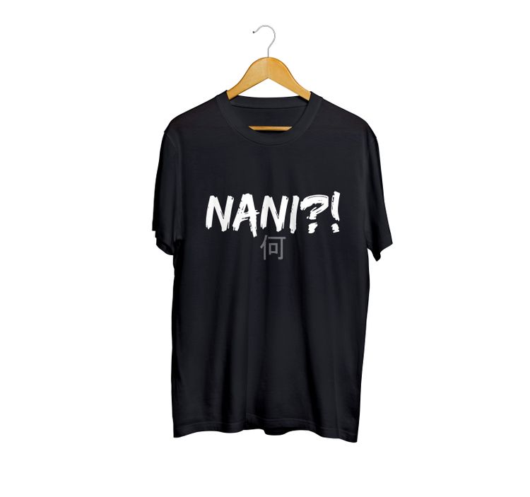 United Otaku Hub Black Nani T-Shirt image 1