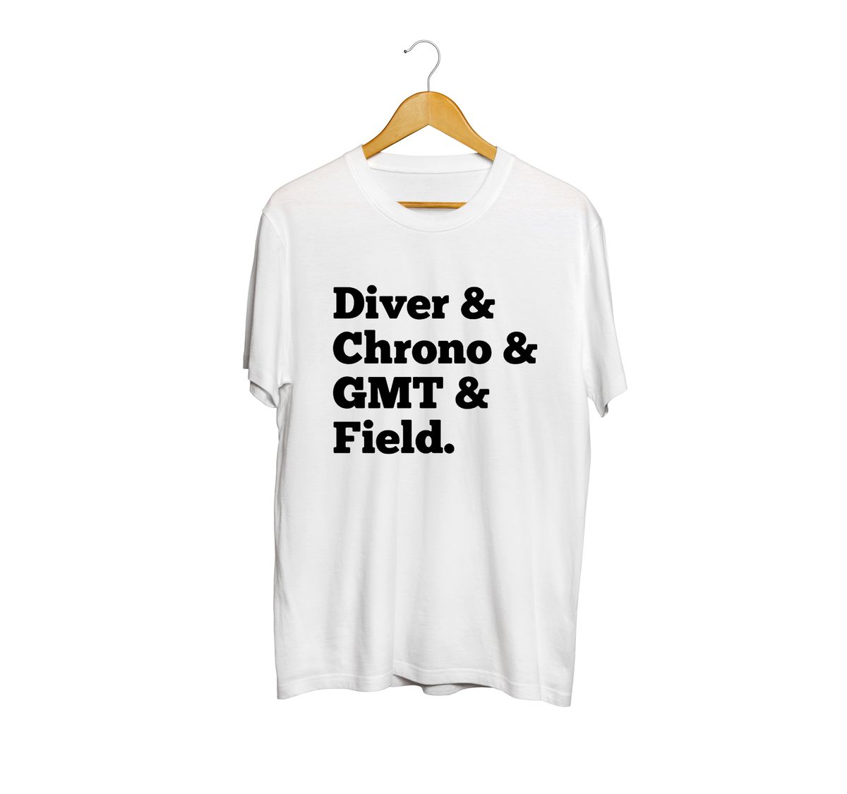 Horologists United White Diver T-Shirt image 1