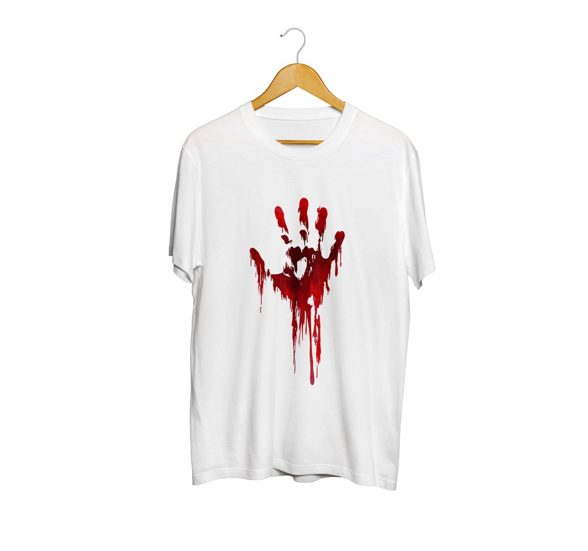 Fan Made Fits White Hand T-Shirt image 1