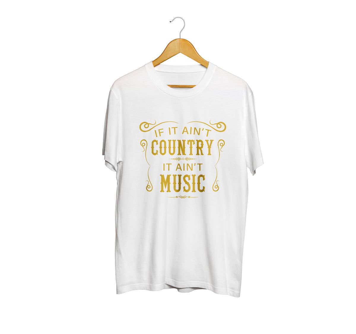 United Country Fans White Music T-Shirt image 1