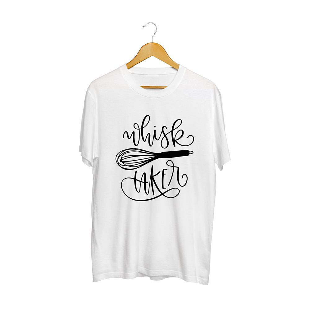 Bakeaholics Forever White Whisk T-Shirt image 1