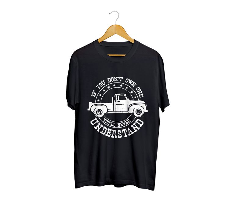Fan Made Fits Pickup Trucks Black Understand T-Shirt image 1