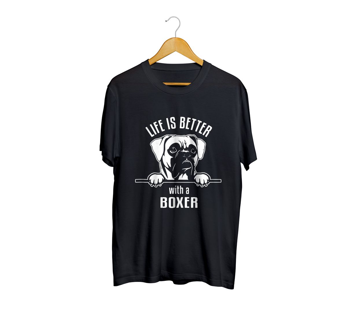 Fan Made Fits Boxer Black Exclusive T-Shirt image 1