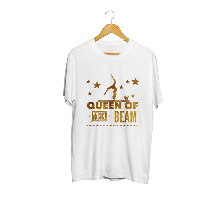 Fan Made Fits United Gymnasts Club White Queen T-Shirt image 1