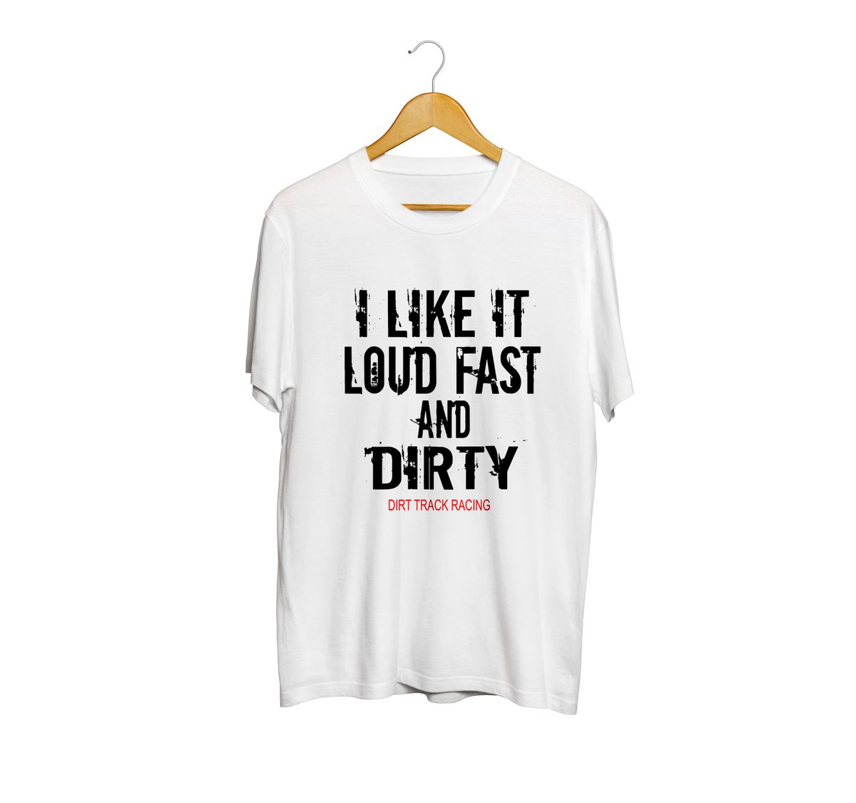 Fan Made Fits Dirt Racing Club White Fast T-Shirt image 1