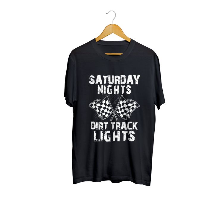 Fan Made Fits Dirt Racing Club Black Lights T-Shirt image 1