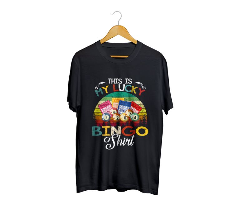 Fan Made Fits Bingo Black Lucky T-Shirt image 1