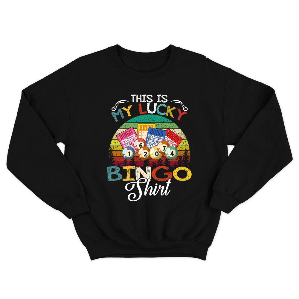 Fan Made Fits Bingo Black Lucky Sweatshirt image 1