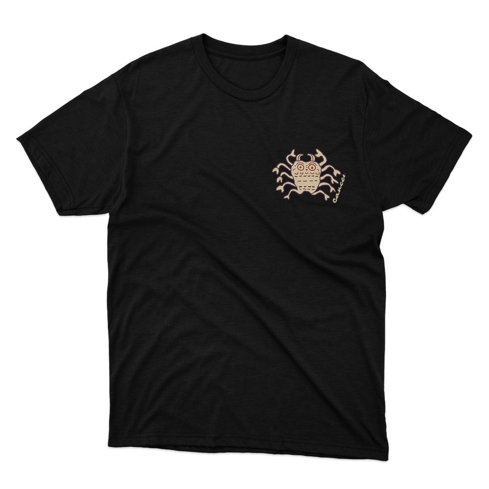 Fan Made Fits Horoscope Black Cancer T-Shirt image 1