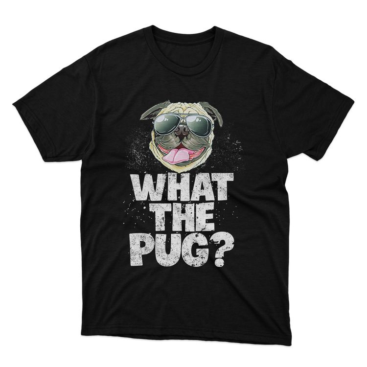 Fan Made Fits Pug Black Pug T-Shirt image 1