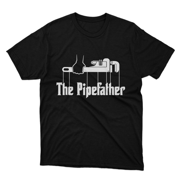 Fan Madee Fits Plumber Black Pipefather T-Shirt image 1
