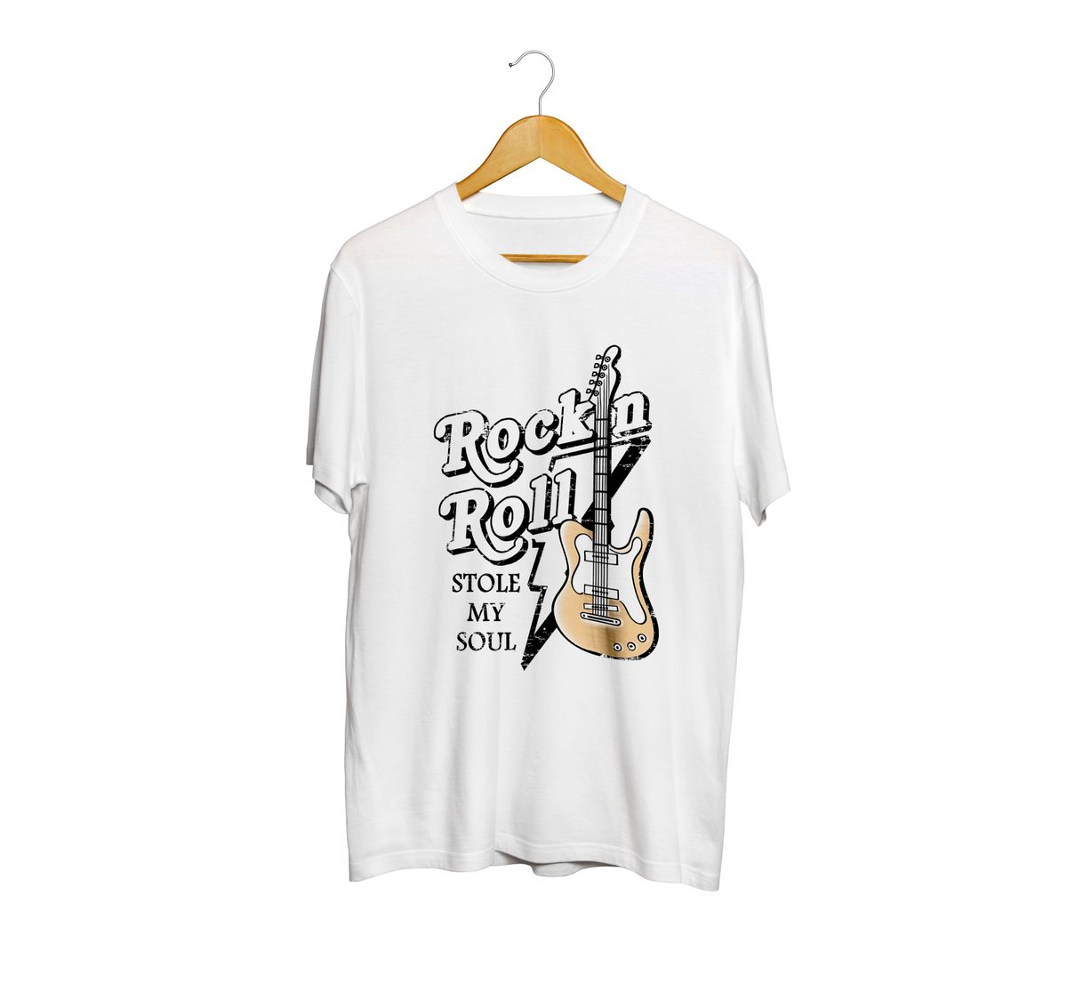 Fan Made Fits United Classic Rockers White Roll T-Shirt image 1
