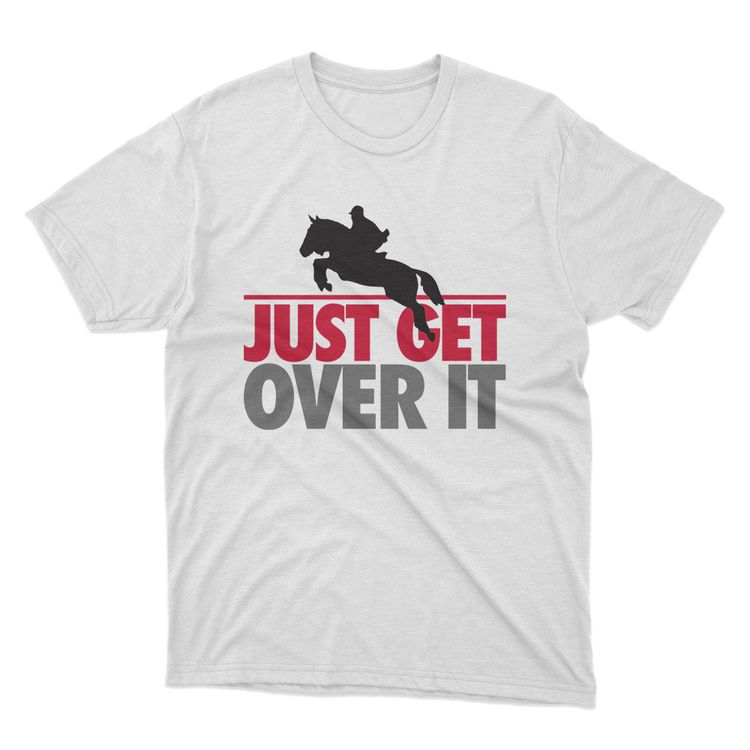 Fan Made Fits Horse Racing 2 White Just T-Shirt image 1