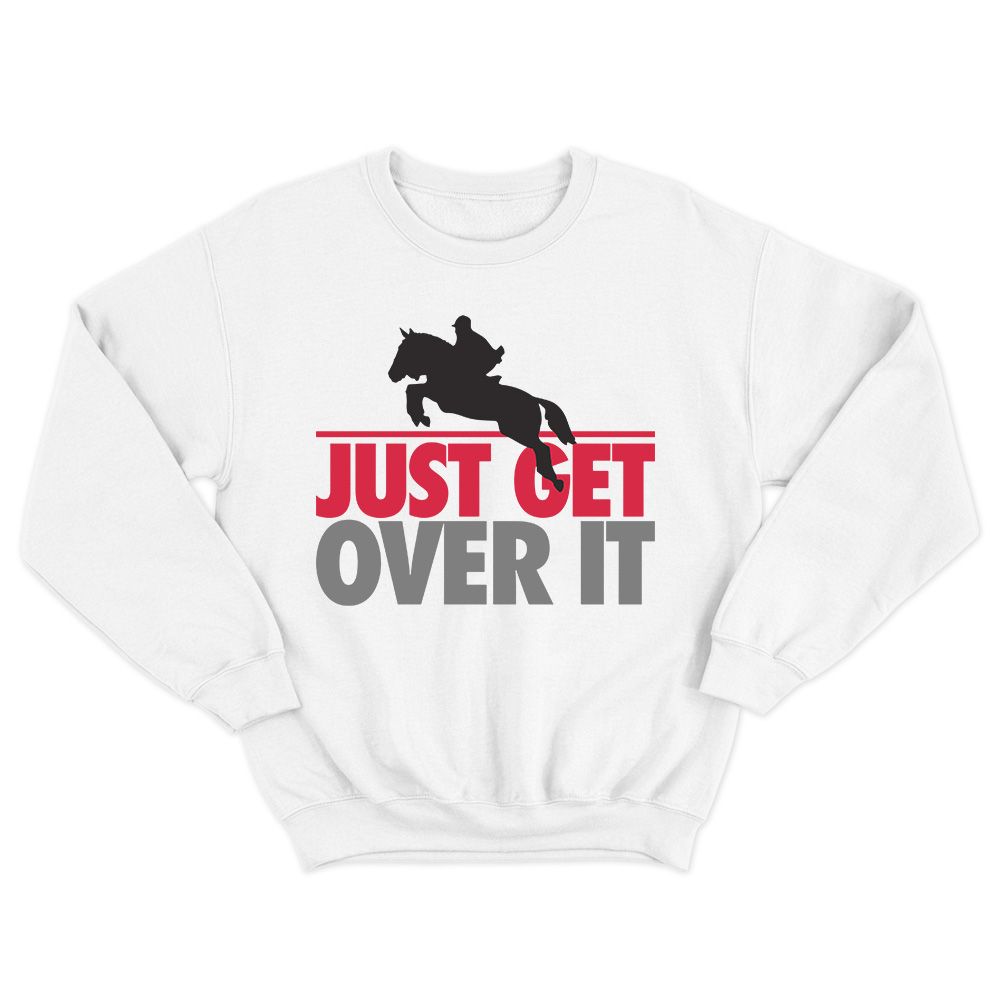 Fan Made Fits Horse Racing 2 White Just Sweatshirt image 1