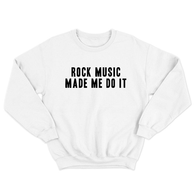 Fan Made Fits United Classic Rockers 3 White Rock Sweatshirt image 1
