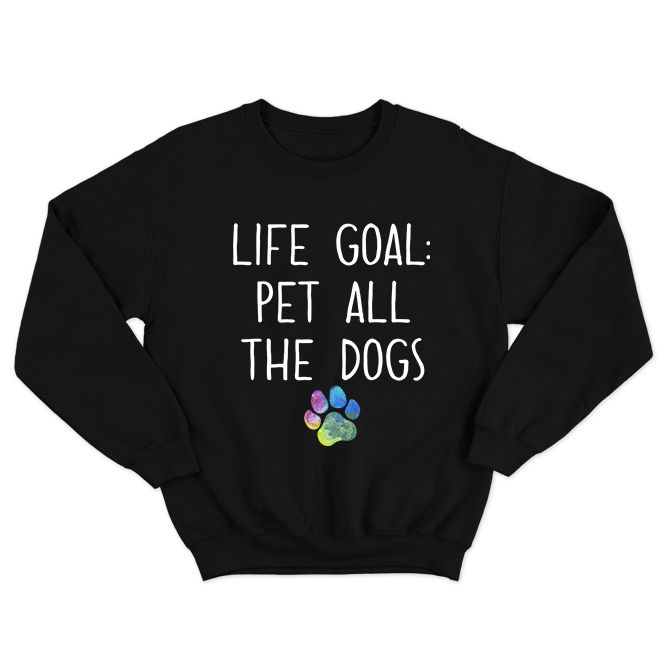 Fan Made Fits We Love Dogs Hub 2 Black Goal Sweatshirt image 1
