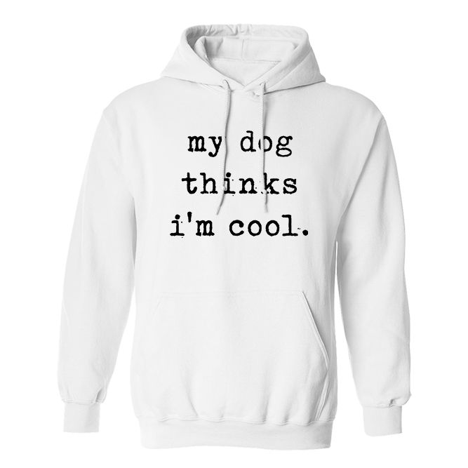Fan Made Fits We Love Dogs Hub 2 White Cool Hoodie image 1