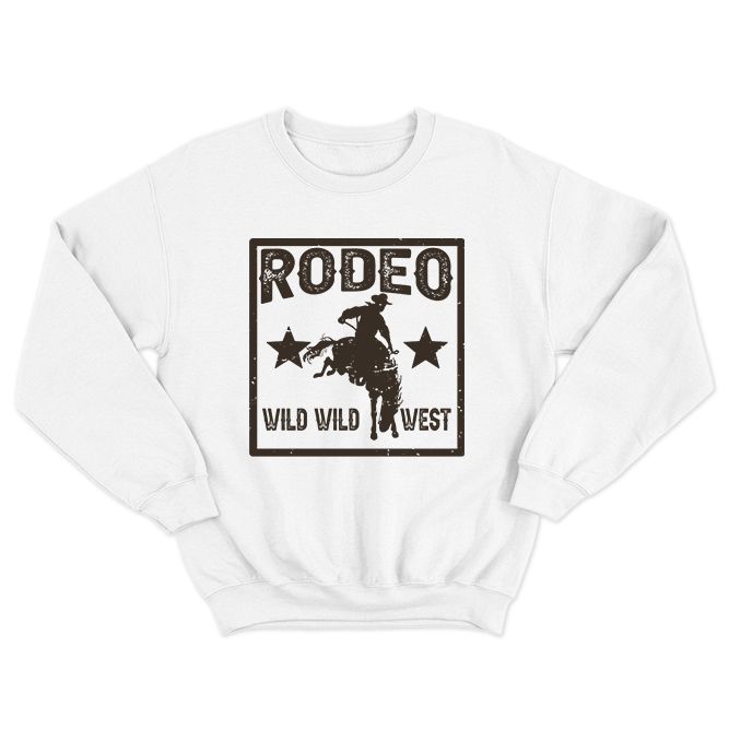 Fan Made Fits Rodeo White Rodeo Sweatshirt image 1