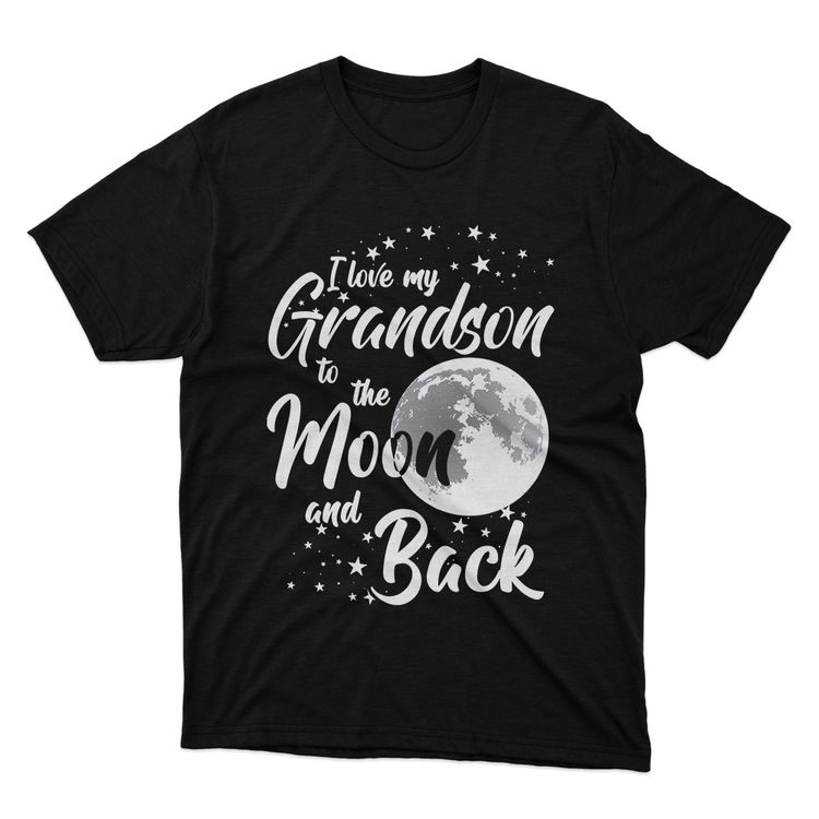 Fan Made Fits Grandson Black T-Shirt image 1