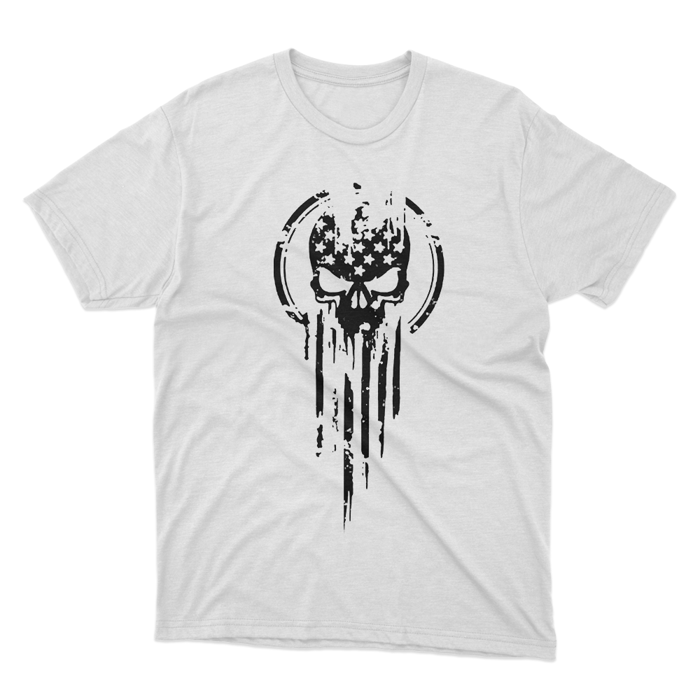 Fan Made Fits American Patriotic White T-Shirt image 1