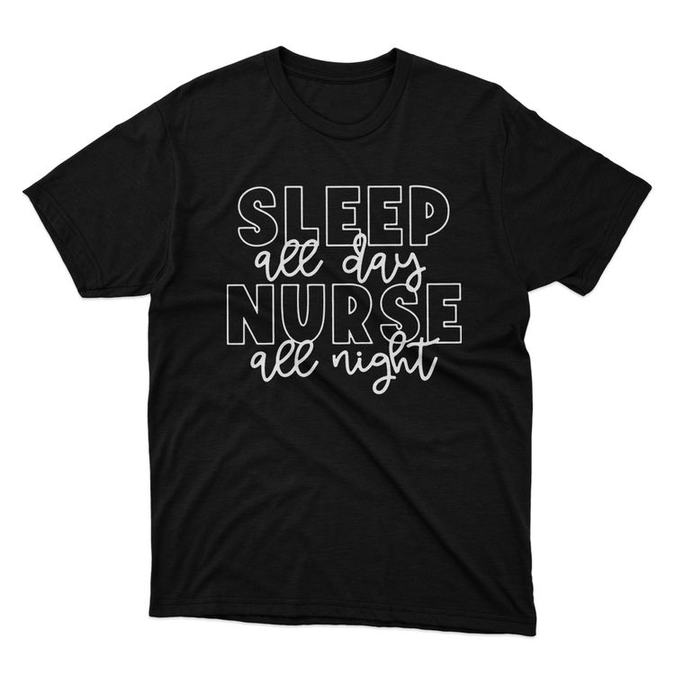 Fan Made Fits Proud Nurses Alliance 2 Black Sleep T-Shirt image 1