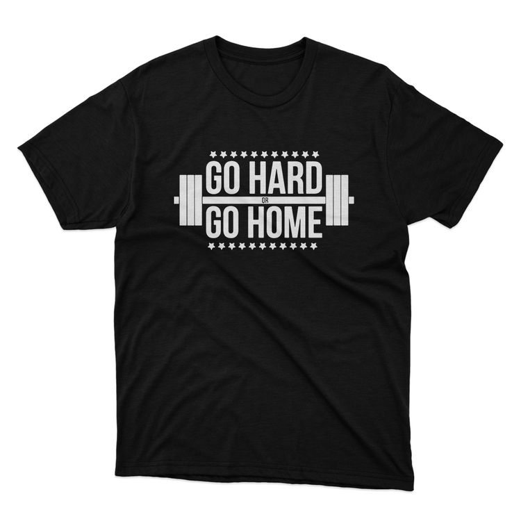 Fan Made Fits Work Out Black Home T-Shirt image 1