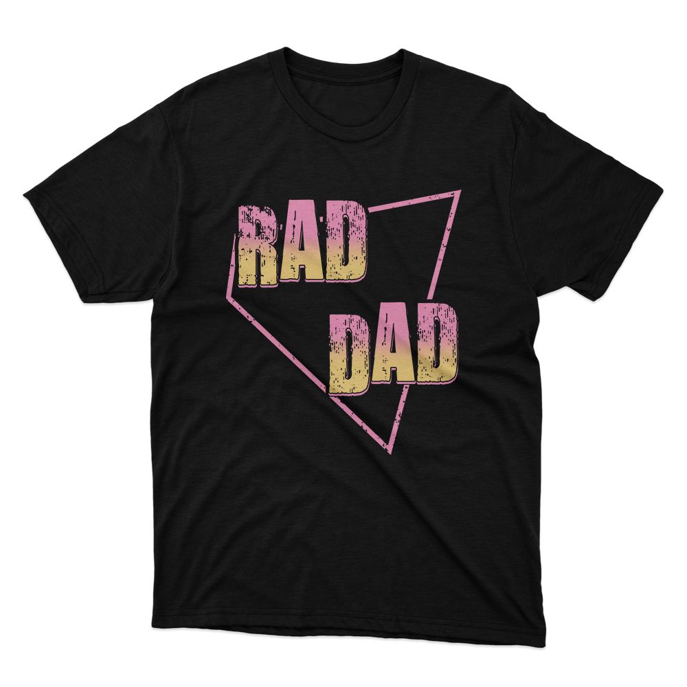 Fan Made Fits Rad Dad Black T-Shirt image 1