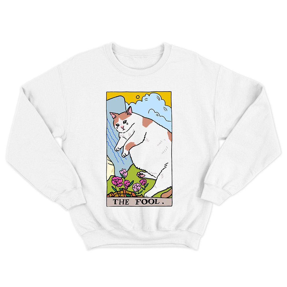 Fan Made Fits Tarot White Fool Sweatshirt image 1