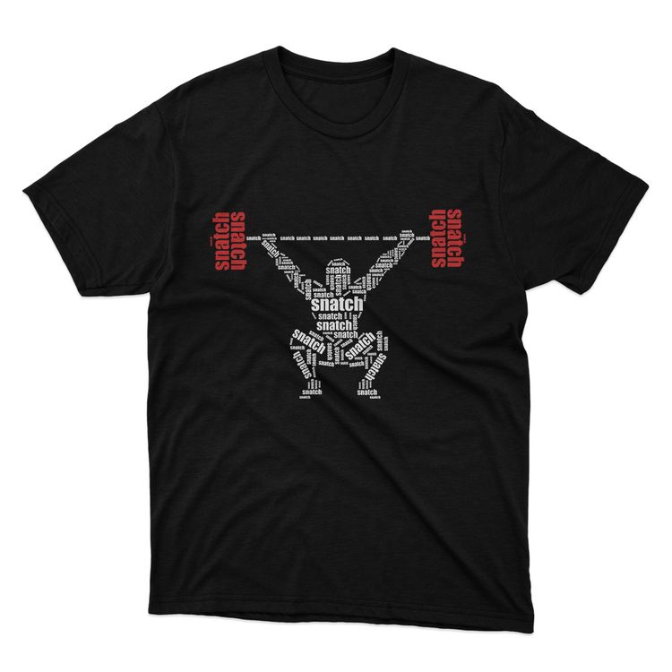 Fan Made Fits Crossfit Black Snatch T-Shirt image 1