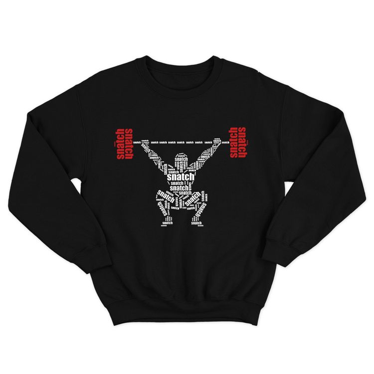 Fan Made Fits Crossfit Black Snatch Sweatshirt image 1