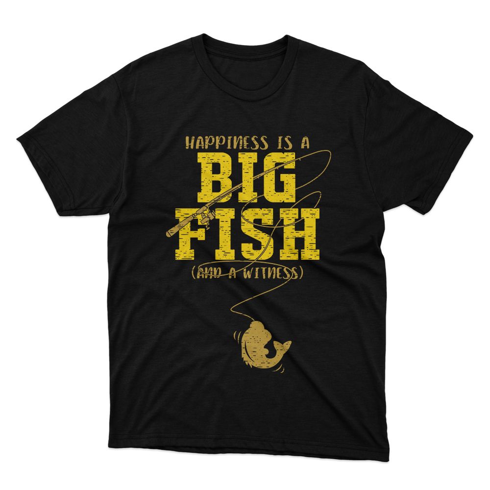 Fan Made Fits Fishing 2 Black Happiness T-Shirt image 1