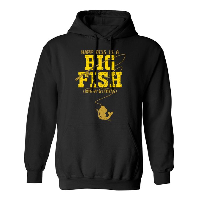 Fan Made Fits Fishing 2 Black Happiness Hoodie image 1