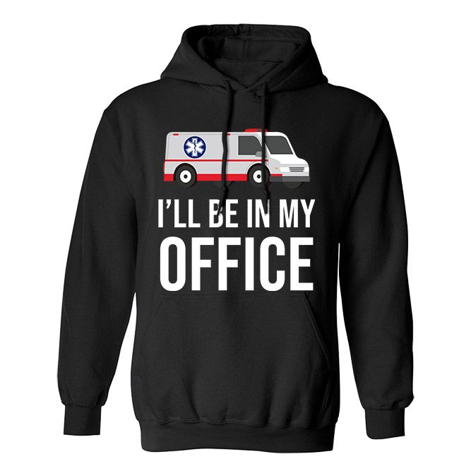 Fan Made Fits Paramedic Black Office Hoodie image 1