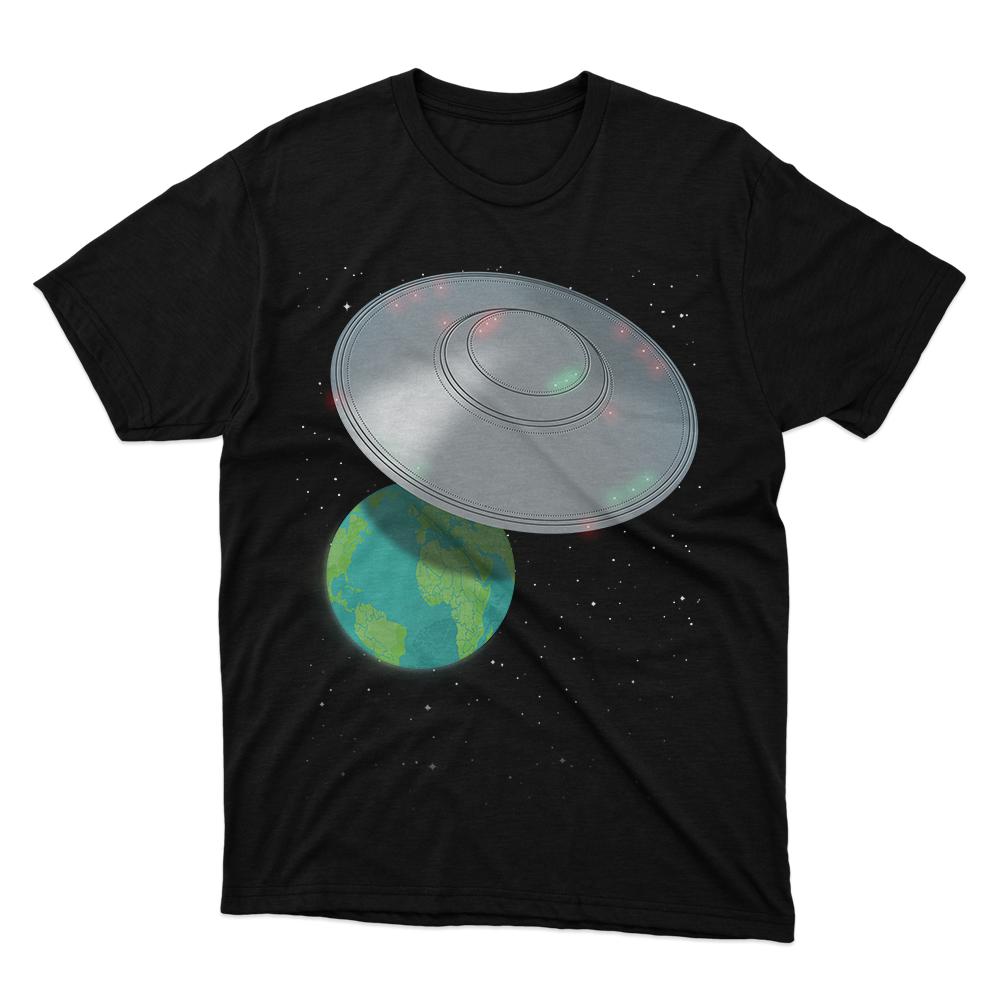 Fan Made Fits Alien Earth Black T-Shirt image 1