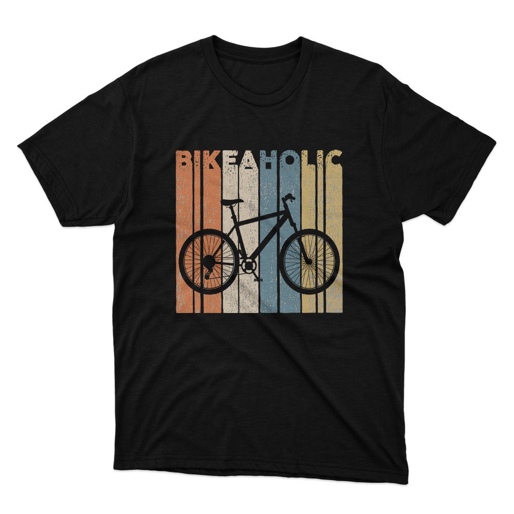 Fan Made Fits Cycling 2 Black Bikeaholic T-Shirt image 1