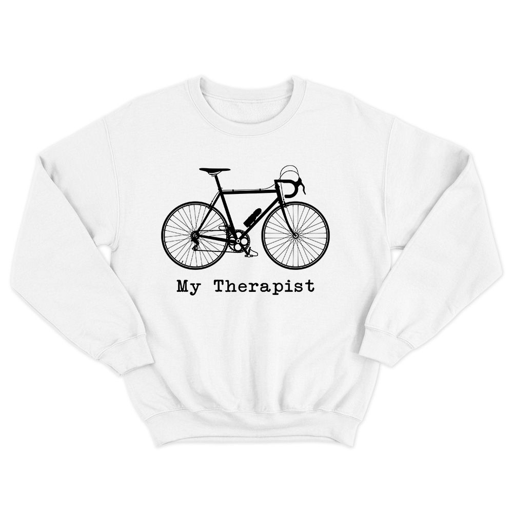 Fan Made Fits Cycling 2 White Therapist Sweatshirt image 1