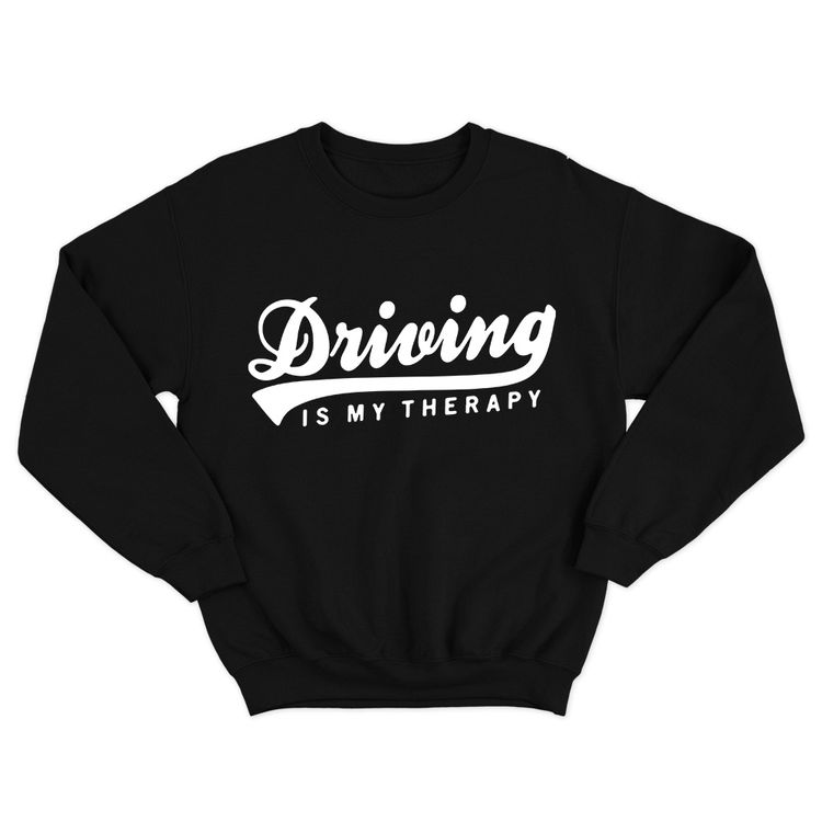 Fan Made Fits Cars Black Driving Sweatshirt image 1