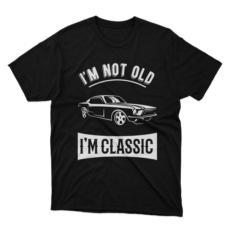 Fan Made Fits Muscle Car 2 Black Classic T-Shirt image 1