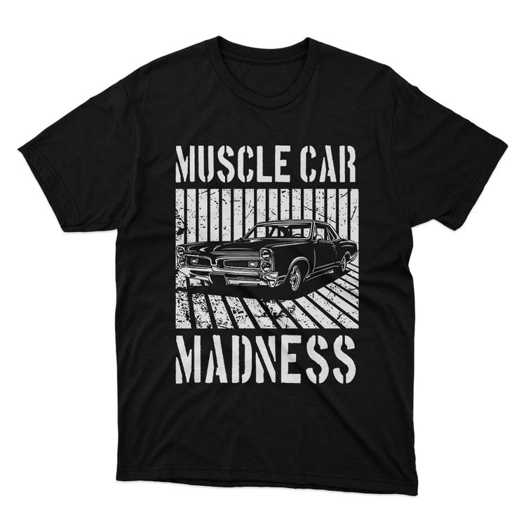 Fan Made Fits Muscle Car 2 Black Madness T-Shirt image 1