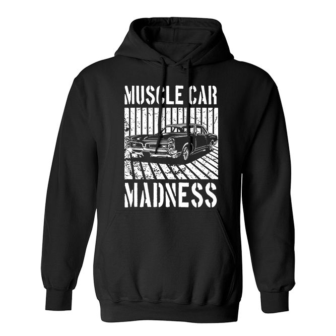 Fan Made Fits Muscle Car 2 Black Madness Hoodie image 1