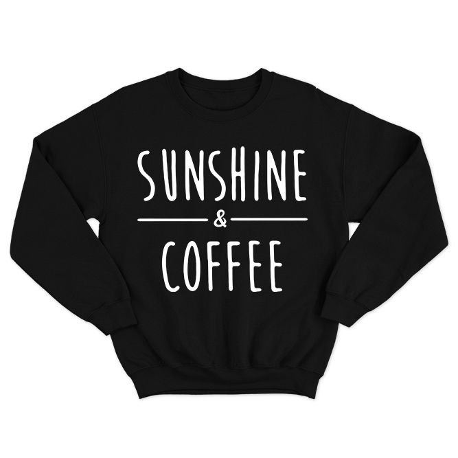 Fan Made Fits Coffee Addict Hub Black Sunshine Sweatshirt image 1