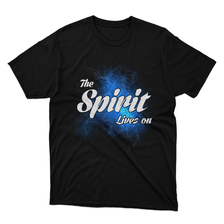 Fan Made Fits The Spirit Lives On Black T-Shirt image 1