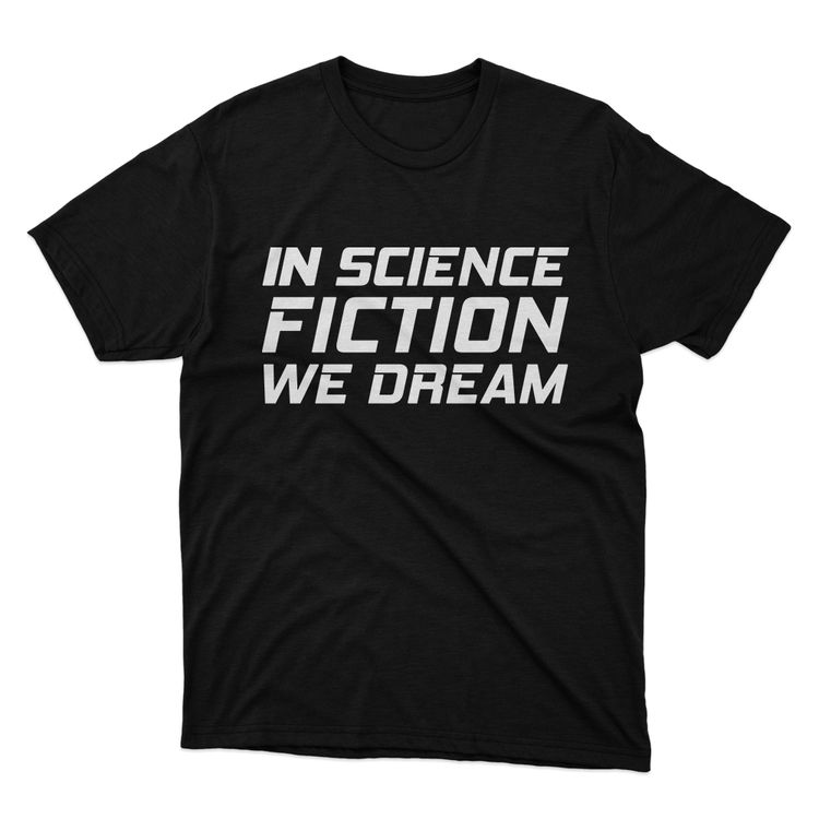 Fan Made Fits Sci-Fi 2 Black Fiction T-Shirt image 1