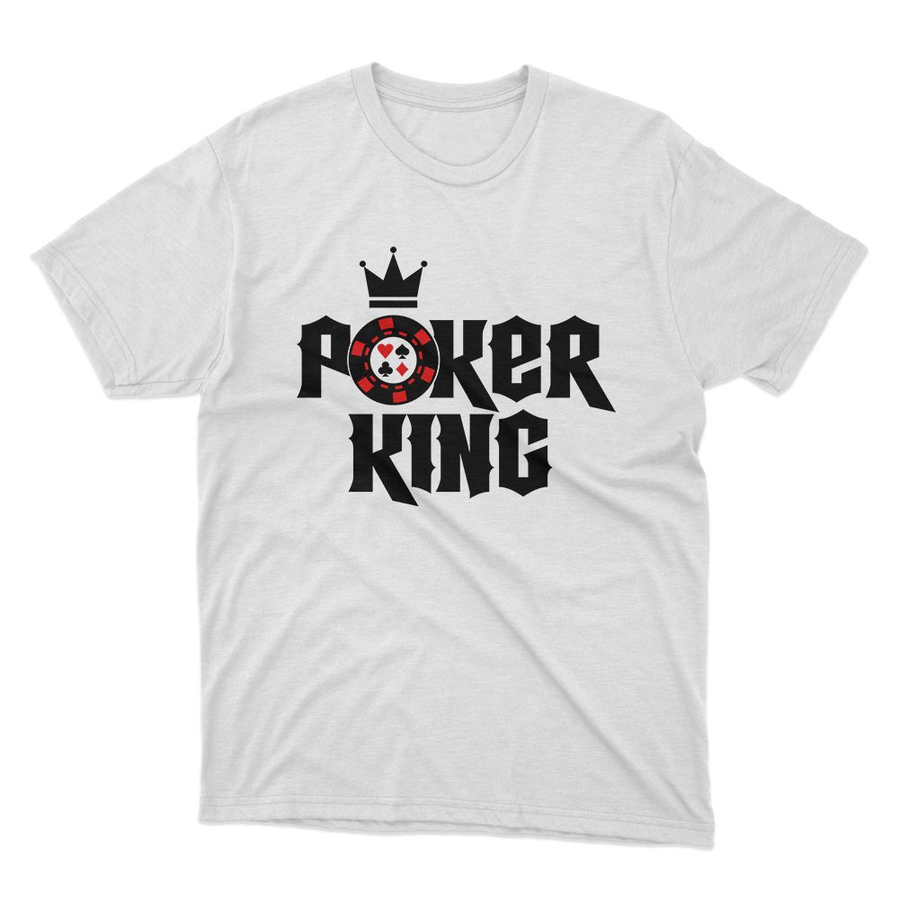 Fan Made Fits Poker White King T-Shirt image 1
