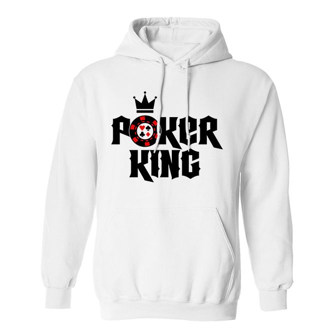 Fan Made Fits Poker White King Hoodie image 1