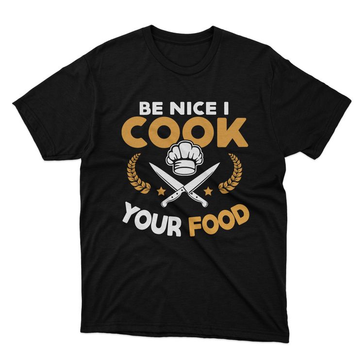 Fan Made Fits Cooking 2 Black Nice T-Shirt image 1