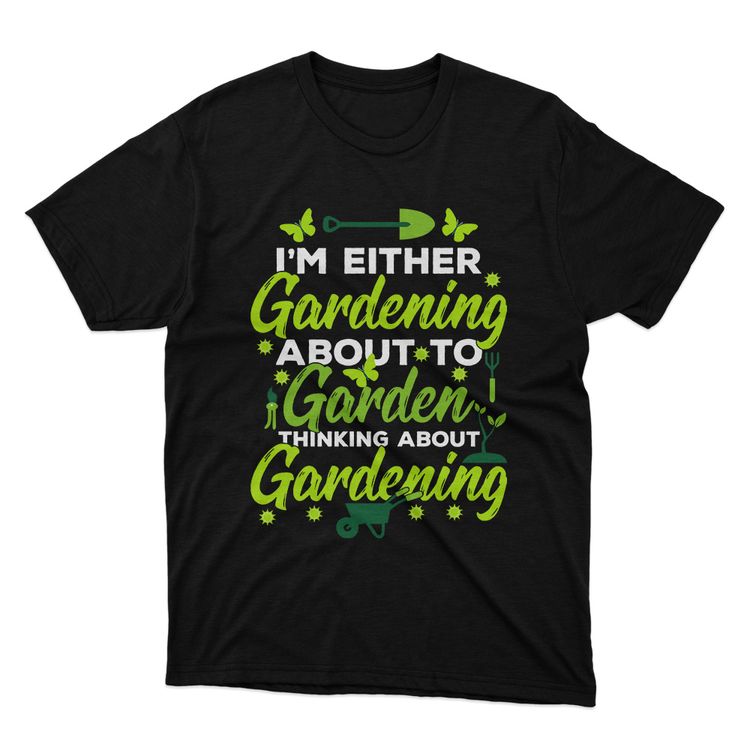 Fan Made Fits Gardening 3 Black Either T-Shirt image 1