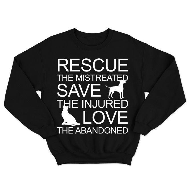 Fan Made Fits Pet Adoption 2 Black Rescue Sweatshirt image 1