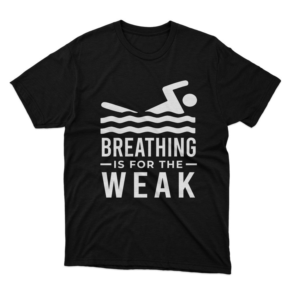 Fan Made Fits Swimming Black Breathing T-Shirt image 1
