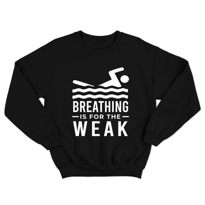 Fan Made Fits Swimming Black Breathing Sweatshirt image 1